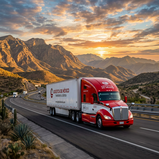 Tractocamión Intergump en carretera mexicana